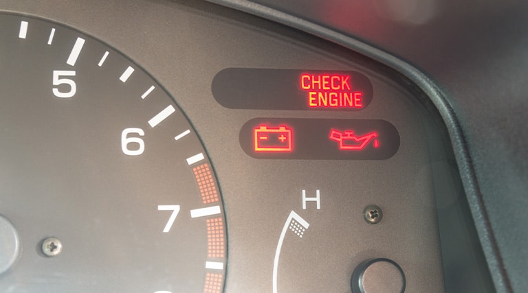 Check Engine light indicator on the dashboard | Maxi Auto Repair and Service in Hodges