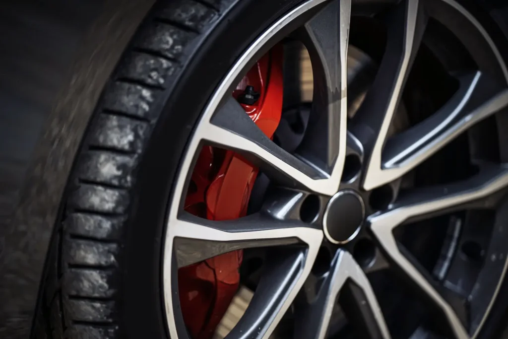 car wheel close up utc